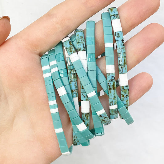 Bracelets-turquoises-perles